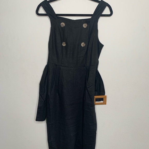 NWT ASOS Pinafore Dress, Size 4 - Picture 2 of 5